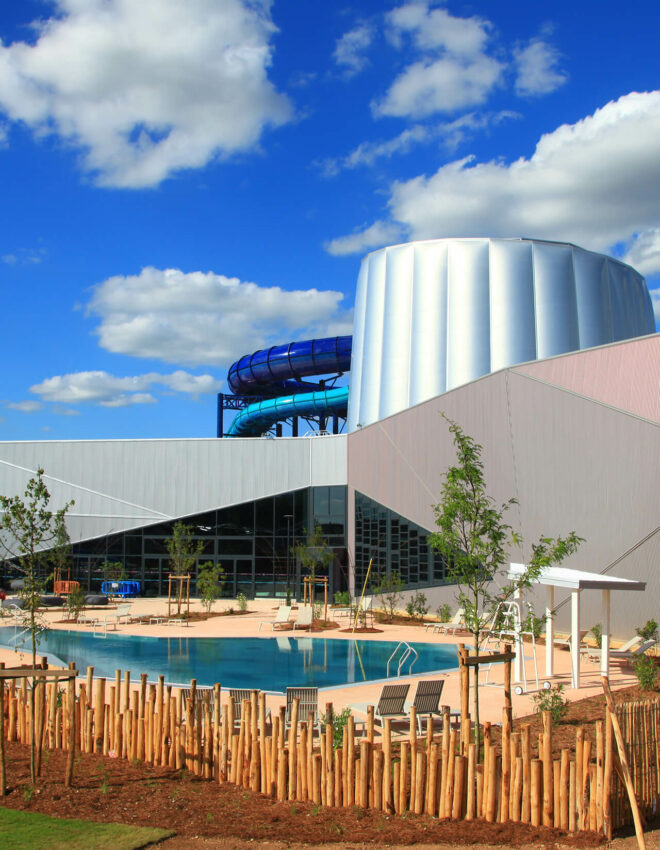 chantier espace de loisirs construction métallique Briand GROUP