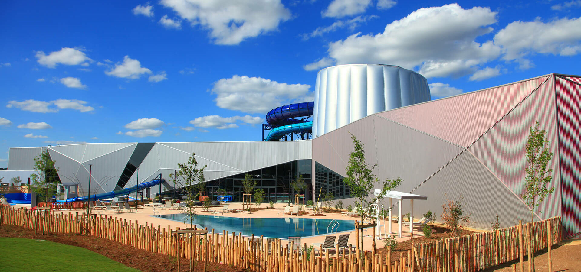 chantier espace de loisirs construction métallique Briand GROUP
